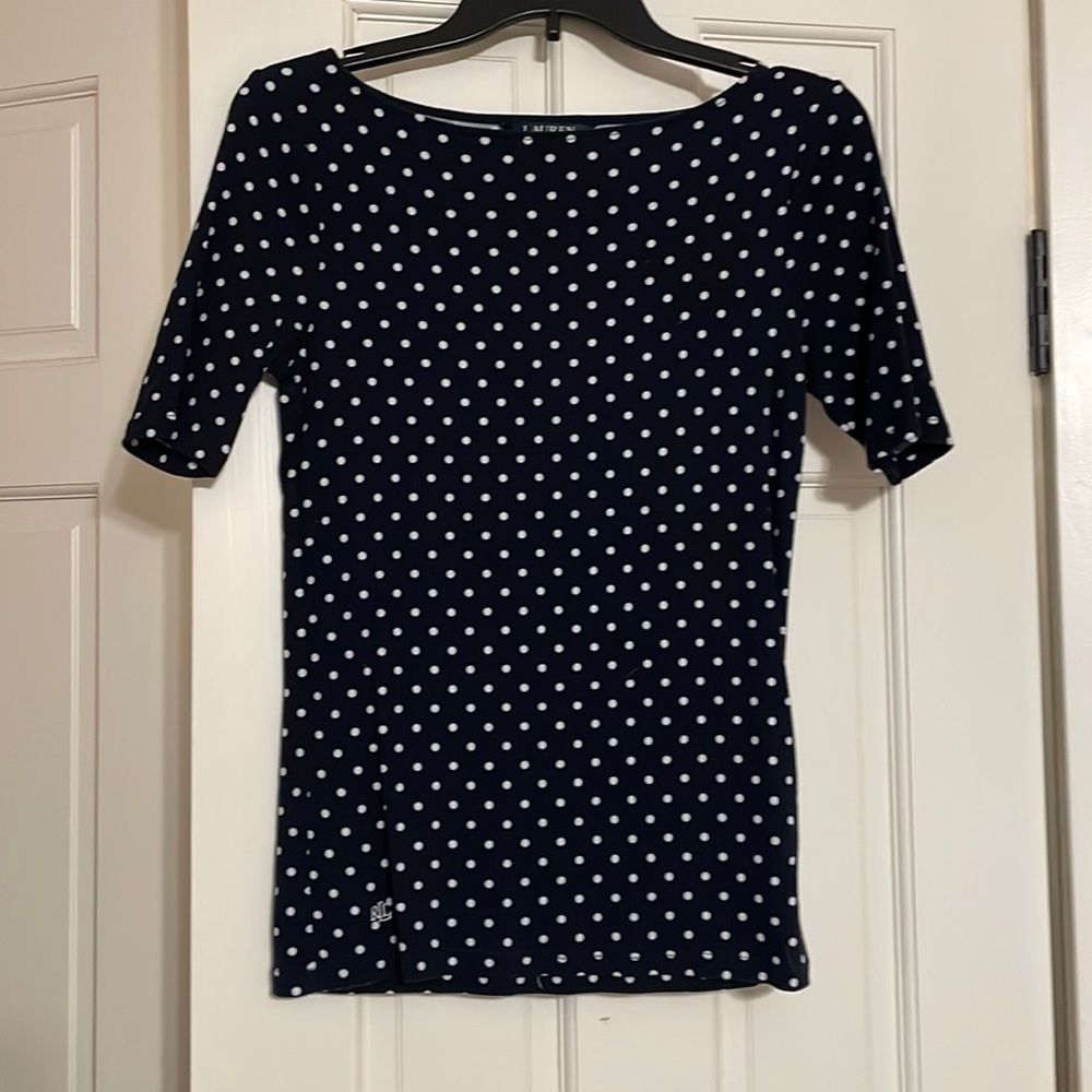 Polka dot Ralph Lauren t-shirt